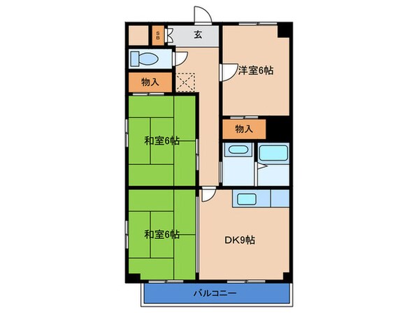 中央ビル南館の物件間取画像